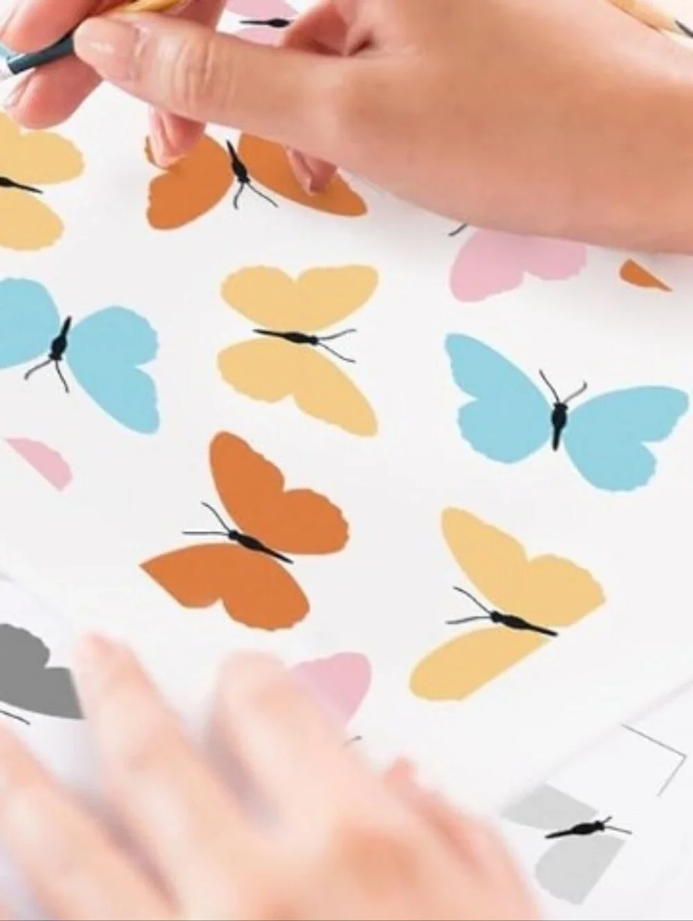 Butterfly Print Polymailer Packages